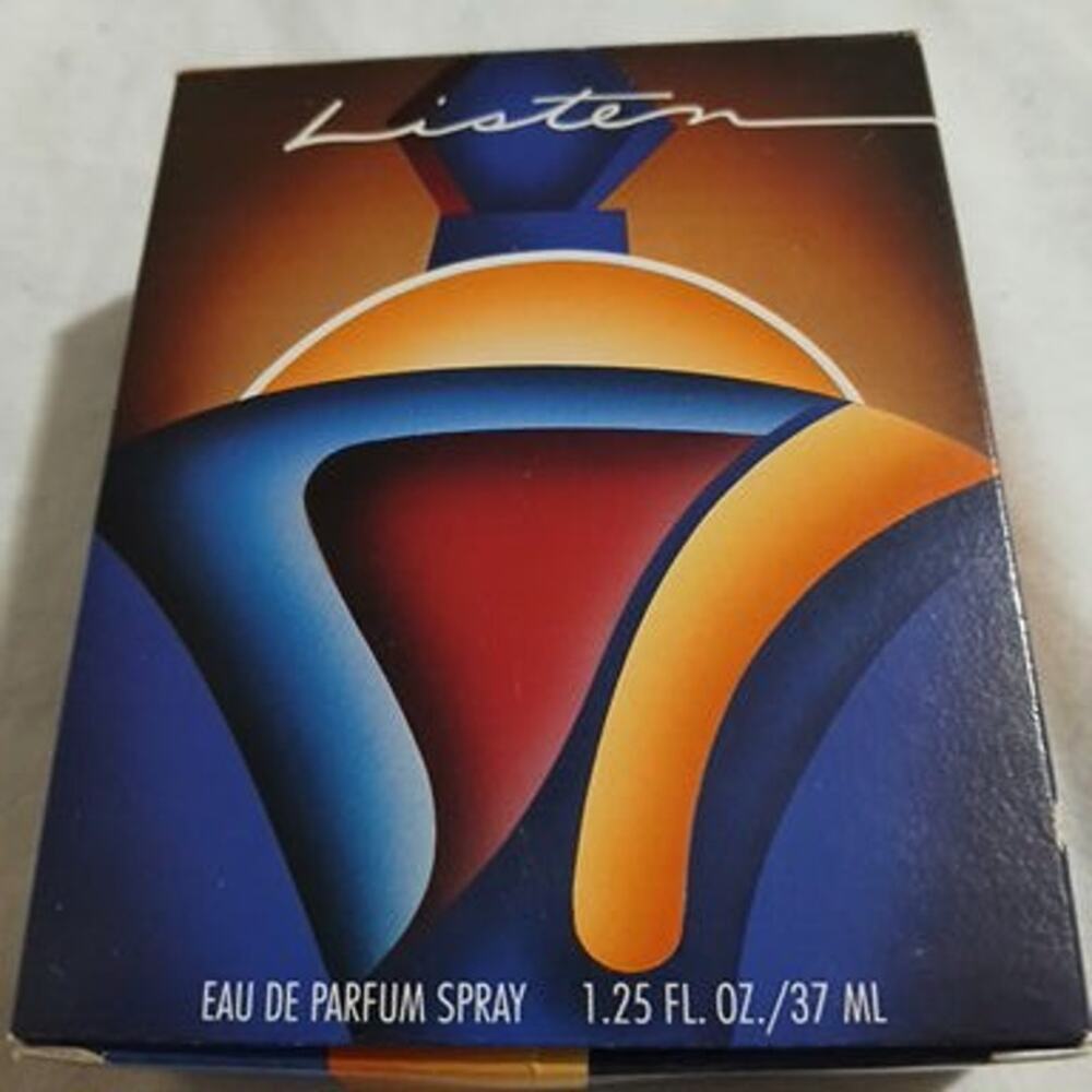 LISTEN Eau De Parfum by H. Alpert Company MADE IN THE USA 1.25 fl oz NIB